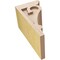 Ekena Millwork 7"W x 7"D x 14"H Wide Mayflower Rough Cedar Woodgrain TimberThane Corbel, Primed Tan CORUR07X07X14MAYRCPR - alternate 4